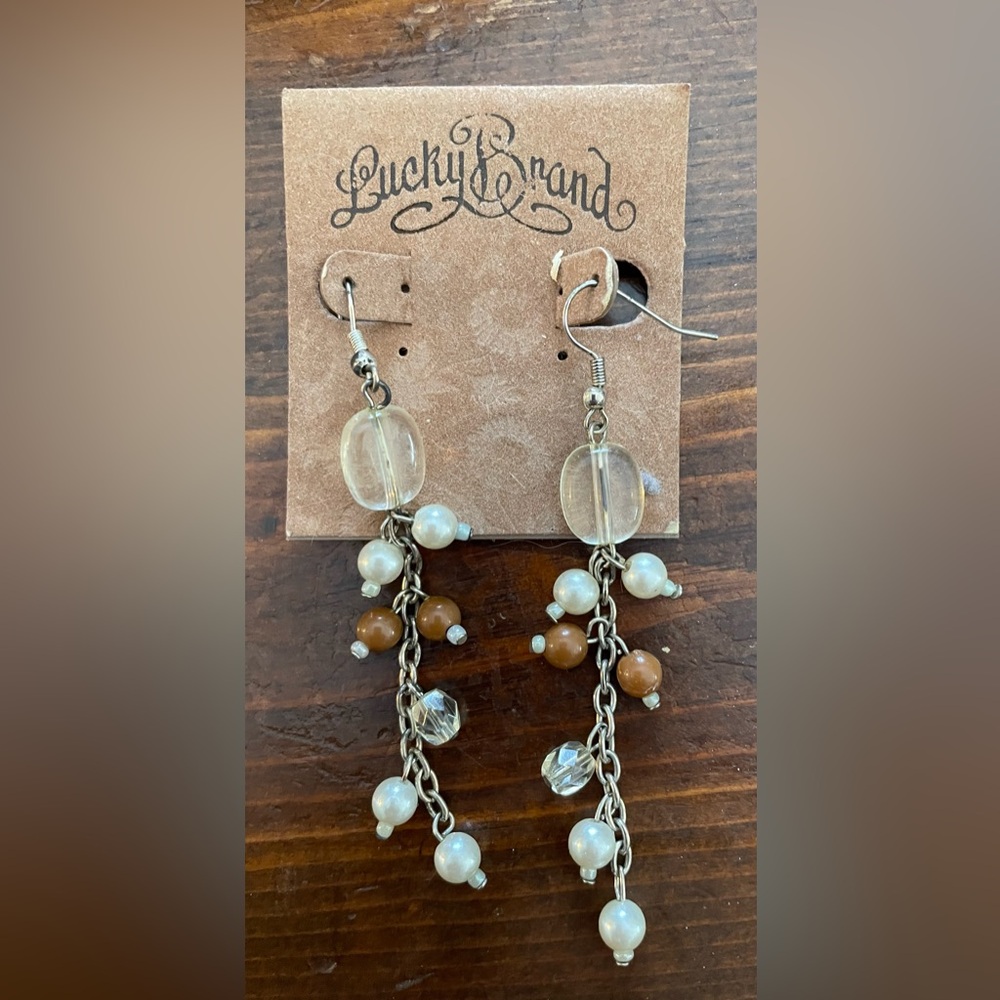 Elegant Beaded Dangle Earrings